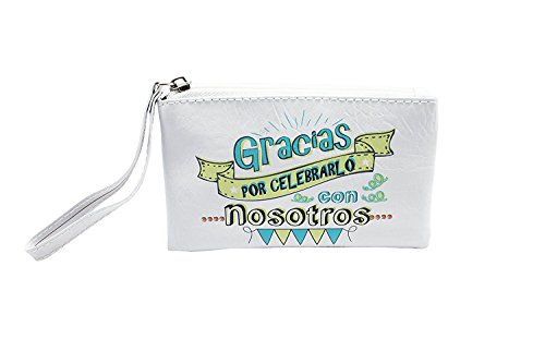 Lote de 20 Porta todos"GRACIAS POR VENIR" - Portatodo, Cartera, Carteras para Detalles de Bodas, Bautizos y Comuniones Originales con Frases