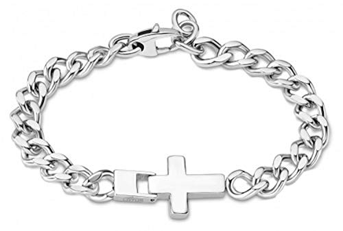 Lotus Style Pulsera Hombre Cadena DE Acero Inoxidable LS1982-2/1 Cross