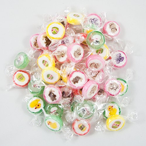 Louisiana WeddingTree Bonbons en diseño de Pascua – 500 g Rocks caramelos envueltos a mano dulces paquete grande – decoración de mesa para Pascua