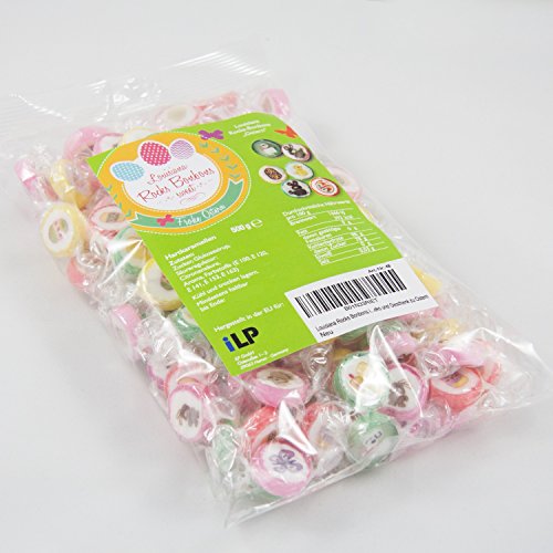Louisiana WeddingTree Bonbons en diseño de Pascua – 500 g Rocks caramelos envueltos a mano dulces paquete grande – decoración de mesa para Pascua