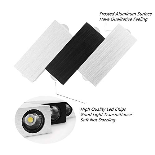 Louvra Apliques de Pared 6W Iluminació, Blanco Frío