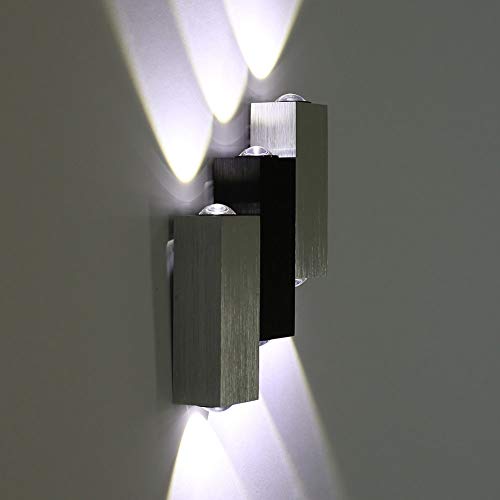 Louvra Apliques de Pared 6W Iluminació, Blanco Frío