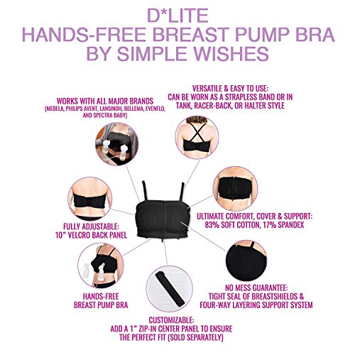 LOVELYBOBO Maternidad Manos Libres Breastpump enfermería Sujetador Suave Lactancia Materna Bras