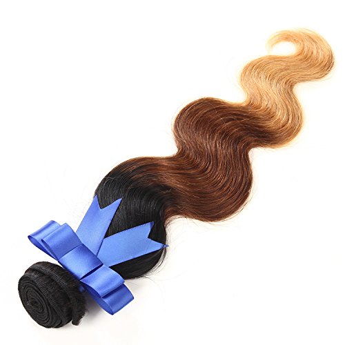 Lovenea adorno para entrada de 7 A de grado diseño del espacio del cuerpo de la Malasio pelo ondulado con mechas con el libre diseño con onda en forma para el pelo en forma de zigzag paquetes de y cierre de 4 piezas/mucho más