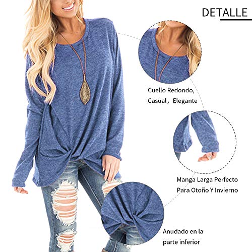 Lover-Beauty Camisa Mujer Casual Suelto Manga Corta Vestido Blusa Plus Top Ropa Negro de Vestir Negro