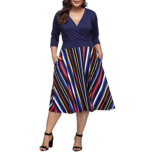 Lover-Beauty Vestidos Fiesta Mujer Corto Elegante Vestido Bowknot Grande Impresión Floral Manera Más Grande Vestido Boho Oscilación