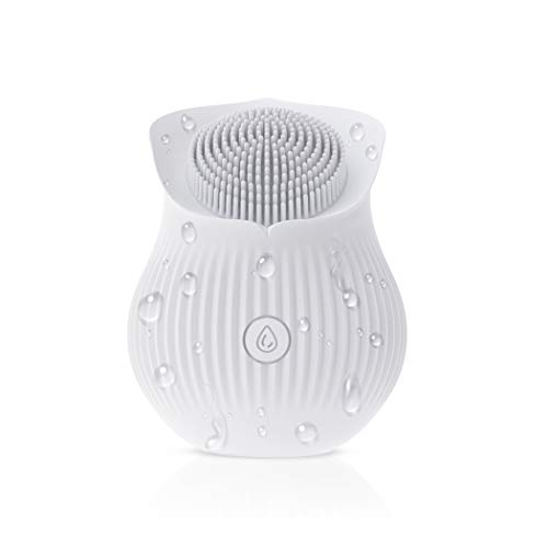 Lovey Angel Cepillo de limpieza facial ultrasónico, batería recargable, carga magnética y 10 modos diferentes de limpieza para el cuidado facial contra poros profundos