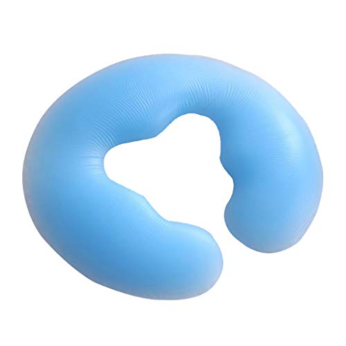 LOVIVER Cojín de Silicona para Rostro Camilla de SPA Masaje - Azul Forma U
