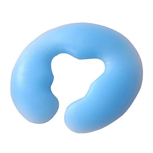 LOVIVER Cojín de Silicona para Rostro Camilla de SPA Masaje - Azul Forma U
