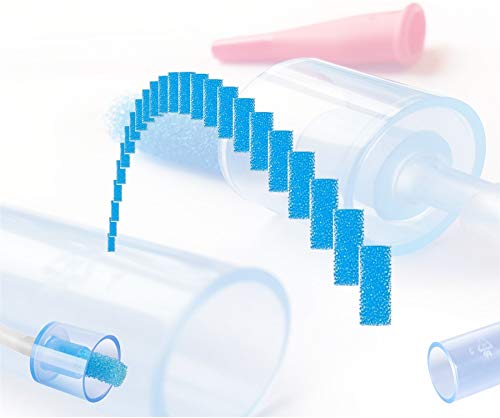 LOWO - Aspirador Nasal Manual Profesional por Succión para Bebé y Niño - Para la Congestión Nasal (nariz congestionada) Rinitis alérgica / resfriado - Sin bisfenol A / 24 Filtros de Repuesto REGALADOS