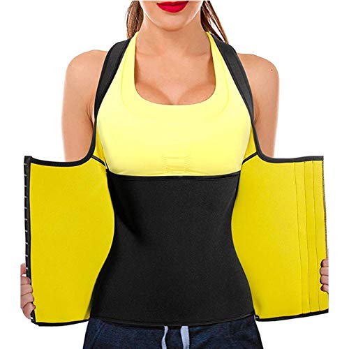 LPGYR Cinturón Adelgazante Pérdida de Peso para Mujer Sauna de Neopreno, Sudor, Cintura, Entrenador, corsé, Camiseta sin Mangas, Chaleco Deportivo, Entrenamiento, Adelgazamiento, Faja Corporal