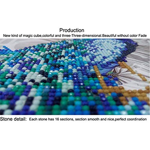 LQH La Mariposa 5D Un Gato Negro en Forma de Diamante Pintura