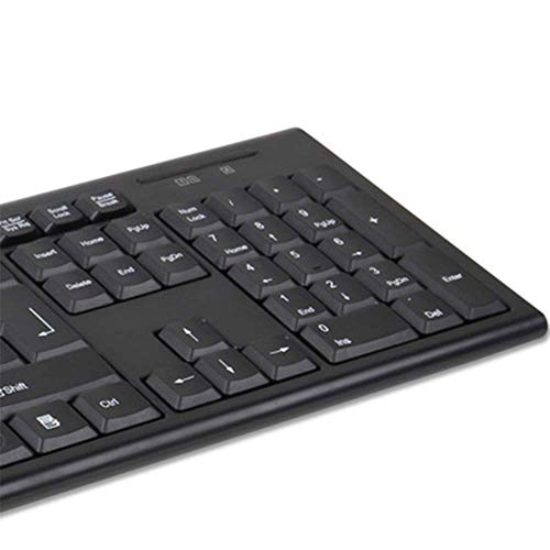 LQH Teclado Teclado Ordinaria de Juego del ratón de Ordenador Teclado Teclado Teclado y ratón inalámbricos diseño Delgado Teclado inalámbrico Ultra Delgado Ligera