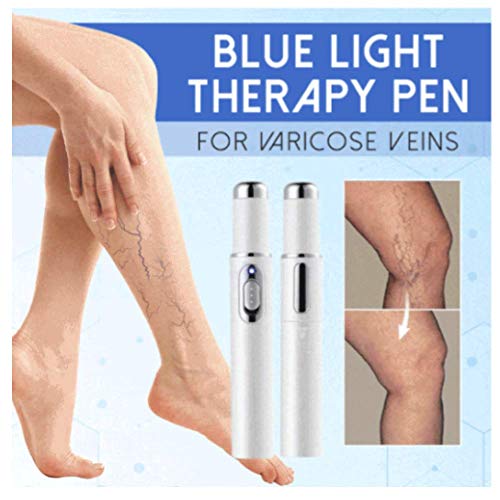 LTGB Pluma de Tratamiento con luz Azul, removedor de acné y Cicatrices, Dispositivo masajeador Facial Antiarrugas, eliminación de Cicatrices Suaves, Cuidado de la Piel