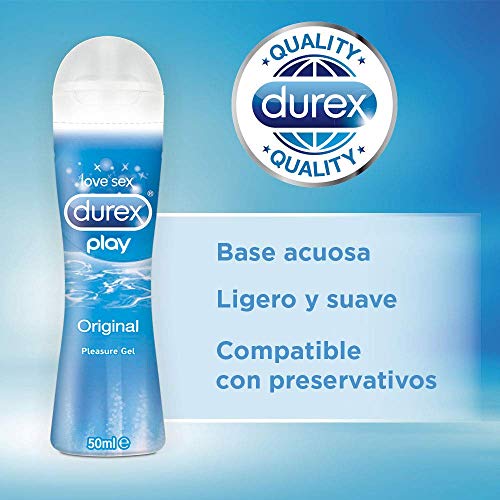 Lubricantes Sexuales 3 Unidades | Durex Original + Cherry + Perfect Connection | Gel Lubricante Sexual de Durex en Pack | Durex Lubricantes Triplo