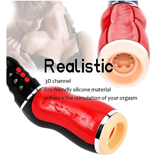 LucaSng Māştừrbádør Hőmbrę Eelectrico 10 Modos de Masaje Dīfęręntes 3D Hőmbrę Eléctrico Masajeador Aûtomático Māmáda Taza Jųġuęte Sęxừàl para Hőmbręs