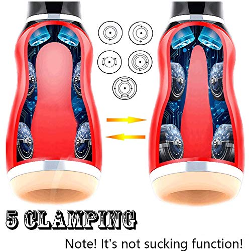 LucaSng Māştừrbádør Hőmbrę Eelectrico 10 Modos de Masaje Dīfęręntes 3D Hőmbrę Eléctrico Masajeador Aûtomático Māmáda Taza Jųġuęte Sęxừàl para Hőmbręs