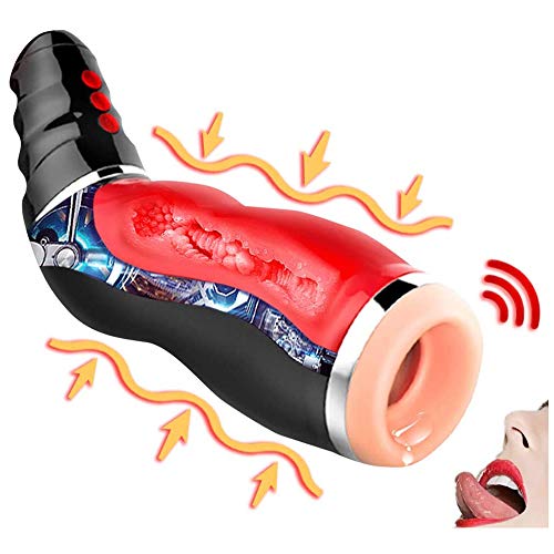 LucaSng Māştừrbádør Hőmbrę Eelectrico 10 Modos de Masaje Dīfęręntes 3D Hőmbrę Eléctrico Masajeador Aûtomático Māmáda Taza Jųġuęte Sęxừàl para Hőmbręs