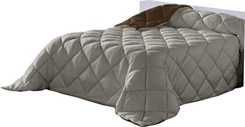 Lucena Cantos - Edredón Nórdico LÍNEA, 400 grs. (Marrón (Choco), Cama 150, 250x270)