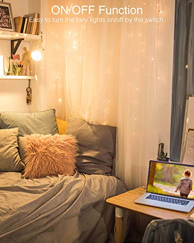 Luces Navidad USB 12M 120 LED, Litogo Guirnaldas Luces LED luces decorativas habitacion Impermeable cadena de luces Decorativas para Habitacion Arbol Navidad Interior y Exterior, Boda, Fiesta, Balcón