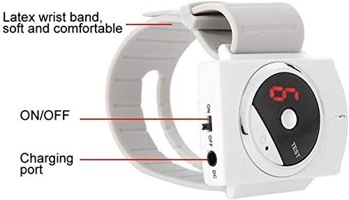 Lucha contra el ronquido Pulsera del sueño de Dispositivos de conexión Muñequera con Sensor de Infrarrojos La biorretroalimentación, eficaz Fácil solución de Parada del ronquido