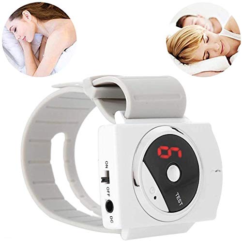 Lucha contra el ronquido Pulsera del sueño de Dispositivos de conexión Muñequera con Sensor de Infrarrojos La biorretroalimentación, eficaz Fácil solución de Parada del ronquido