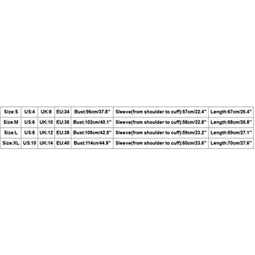 LuckES Pulóver Suelta Estampado, Túnica de Manga Larga para Mujer Camisa Sudadera con Cuello Redondo Mujer Blusa Tops