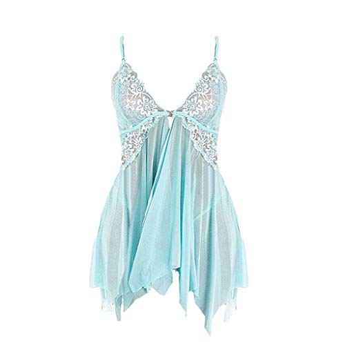 Luckycat Mujeres Conjunto De Lencería Tentación Babydoll con Medias Dormitorio Lingerie Cosplay Ropa de Dormir Mujeres Lencería Bodies Ropa de Dormir para Vestido Romántico de Compromiso