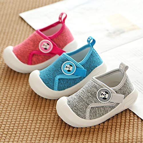 Luckycat Zapatos de bebé Primeros Pasos Calzado Deportivo de Algodón Antideslizante Inferior Suave para niños niñas pequeños Infantiles Botas Zapatillas