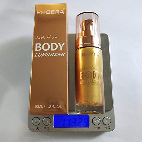 Lucoss Maquillaje Líquido Resaltador,Contorno Corporal Cara Labios Maquillaje Bronceadores Contouring Iluminador,Resplandor del Cuerpo,30 ml
