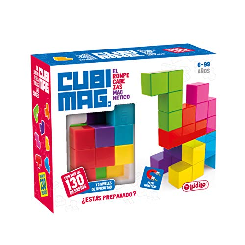 Lúdilo infantiles, niños, Puzzles 3D, Juegos magnéticos de viaje, Juguetes educativos, multicolor (CUBIMAGes un increíble rompecabezas ma) , color/modelo surtido