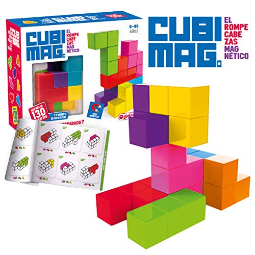 Lúdilo infantiles, niños, Puzzles 3D, Juegos magnéticos de viaje, Juguetes educativos, multicolor (CUBIMAGes un increíble rompecabezas ma) , color/modelo surtido