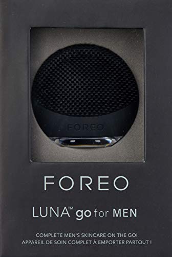 LUNA Go For MEN De FOREO Es El Cepillo Limpiador Facial De Silicona Que Proporciona Un Afeitado Más Cómodo Y Apurado, Reduciendo La Irritación Trás El Afeitado, Se Recarga A Través De USB