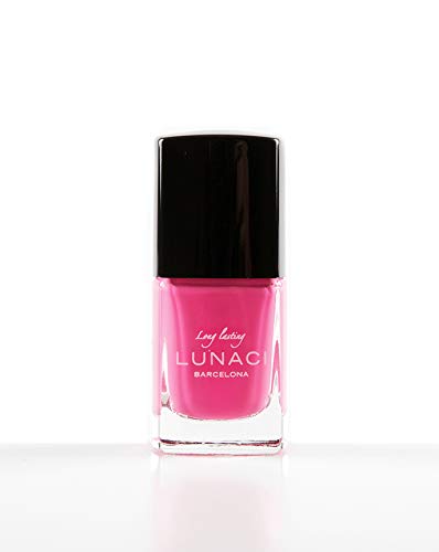 LUNACI Barcelona Laca de Uñas, Esmalte de Uñas Resplandecer Secado Ultra Rápido, Larga Duración, Sin Tolueno, Color: Rosa Magenta, 13ml - (Tono: 28 / Magenta Pink)