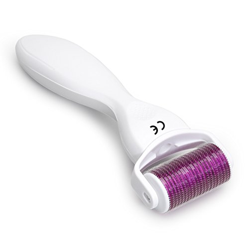 Lunata (Upgrade 2019) Dermaroller 0,5mm (1200 agujas de acero inoxidable), Derma Roller, Dispositivo Médico Clase I, con Marcado CE