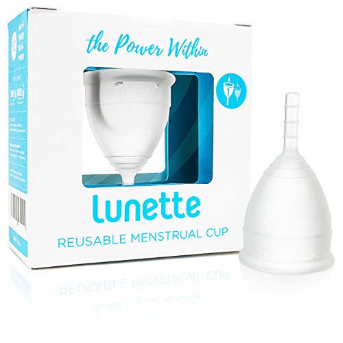 Lunette – Copa menstrual, Azul, Modelo 1, para sangrado ligero