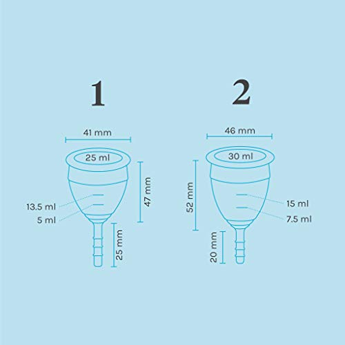 Lunette Copa menstrual reutilizable - Rosa - Modelo 2 para flujo medio o abundante - Edición Especial