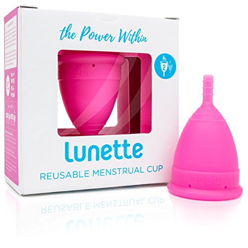Lunette Copa menstrual reutilizable - Rosa - Modelo 2 para flujo medio o abundante - Edición Especial