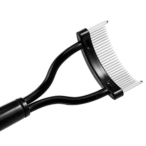 Lurrose 2 unids pestañas peine rizadores cepillo rimel aplicador separador de pestañas ceja cepillo de aseo herramienta