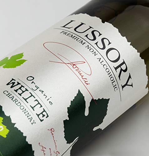 Lussory Chardonnay Orgánico | Vino blanco Sin alcohol caja de 6 ud