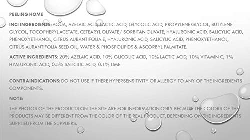 Luxury BIO Cosmetics - Peeling en casa - crema para escote, cuello, brazos, manos - despigmentación, cicatrización de heridas - tipos de piel: todas, excepto las sensibles (100 ml)