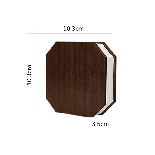 Luz de libro de madera Luz de noche LED portátil Luz de libro plegable Luz de órgano de madera recargable Luz ambiental para decoración, aniversario o regalo de San Valentín