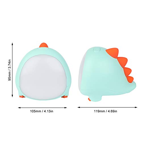 Luz de Noche para niños,Linda Lámpara de Guardería para Niños con Luz Cálida/ría Brillo Función de Temporizador Ajustable para Niños Adultos Habitación de Bebé,Dormitorio,Salas de estar,Camping(Verde)