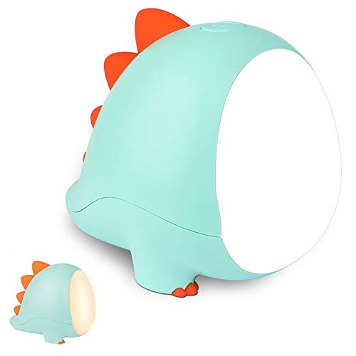 Luz de Noche para niños,Linda Lámpara de Guardería para Niños con Luz Cálida/ría Brillo Función de Temporizador Ajustable para Niños Adultos Habitación de Bebé,Dormitorio,Salas de estar,Camping(Verde)