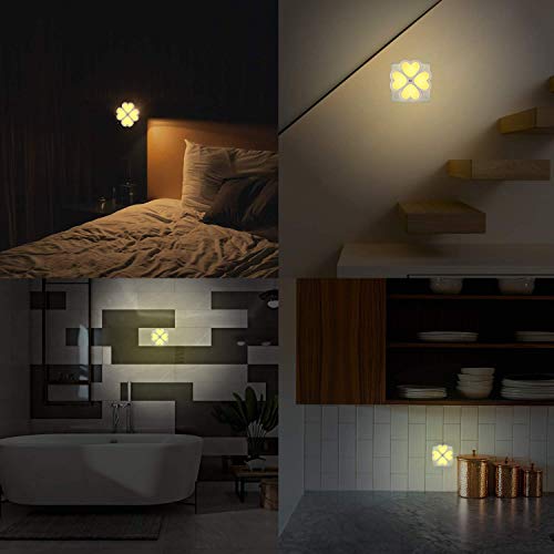 Luz Nocturna Infantil, Luz Noche con Luz Sensor, Luz Quitamiedos Infantil con Enchufe Pared, Ahorro de Energía para Habitación Bebé, Niños, Dormitorio, Sala, Pasillos, Baño, Cocina