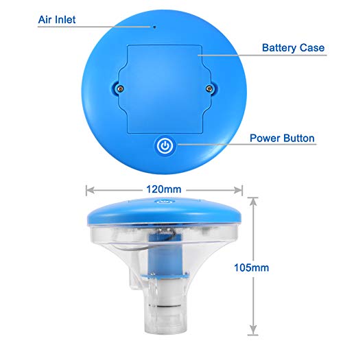 Luz Piscina, ZOTO Luz de Baño LED Impermeable, Luz de Piscina LED Flotante Colorida con Luces LED Que Cambian de Color para Baños, Estanques, Fiesta en Piscinas