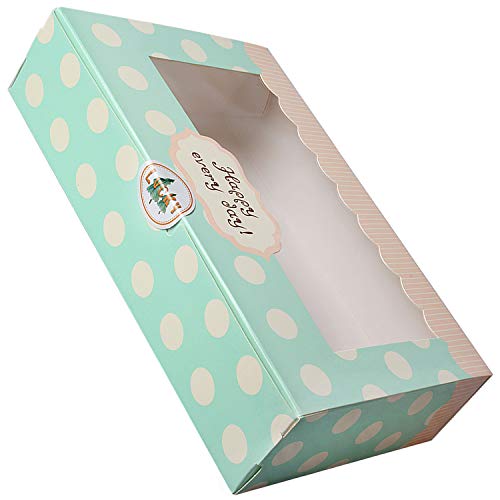 Lvcky 12 cajas de papel para tartas, cupcakes, caja de regalo, 8 pulgadas
