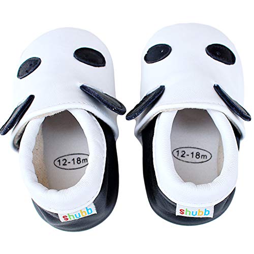Lvptsh Zapatos de Bebé Zapatos Primeros Pasos de Cuero Suave para Niños Zapatillas de Casa Pantuflas Infantiles Patucos Mocasin Niñas Niñito 0-24 Meses