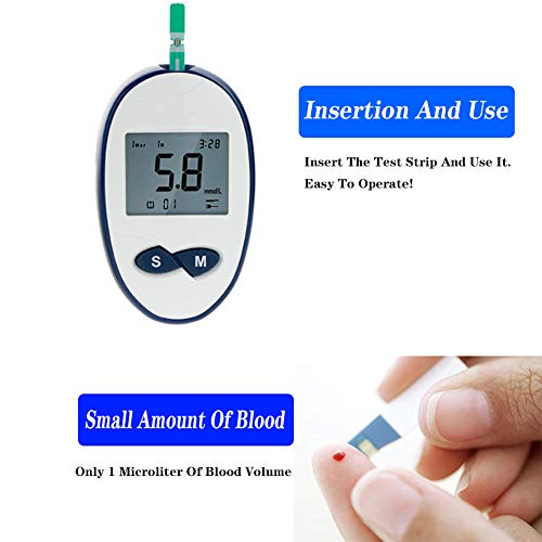 LXLQQ AutomáTico Prueba De Diabetes, Gatos Glucometro Veterinari,Monitor De AzúCar para Mascotas Producto