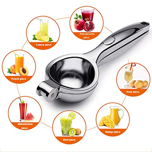 LY88 Exprimidor de limón Manual - Uso Pesado - Extractor de Jugo Exprimidor de Frutas cítricas de Lima Manual de una Sola Prensa, S
